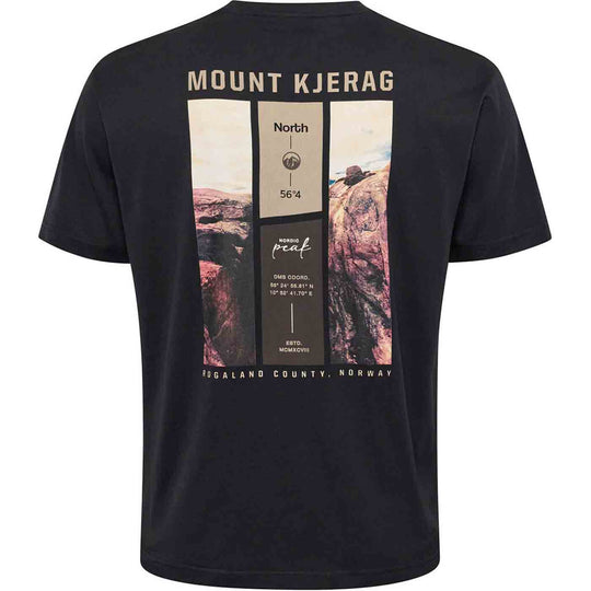 T-Shirt Printed Back kurzarm mit Druck in Übergröße von ALLSIZE