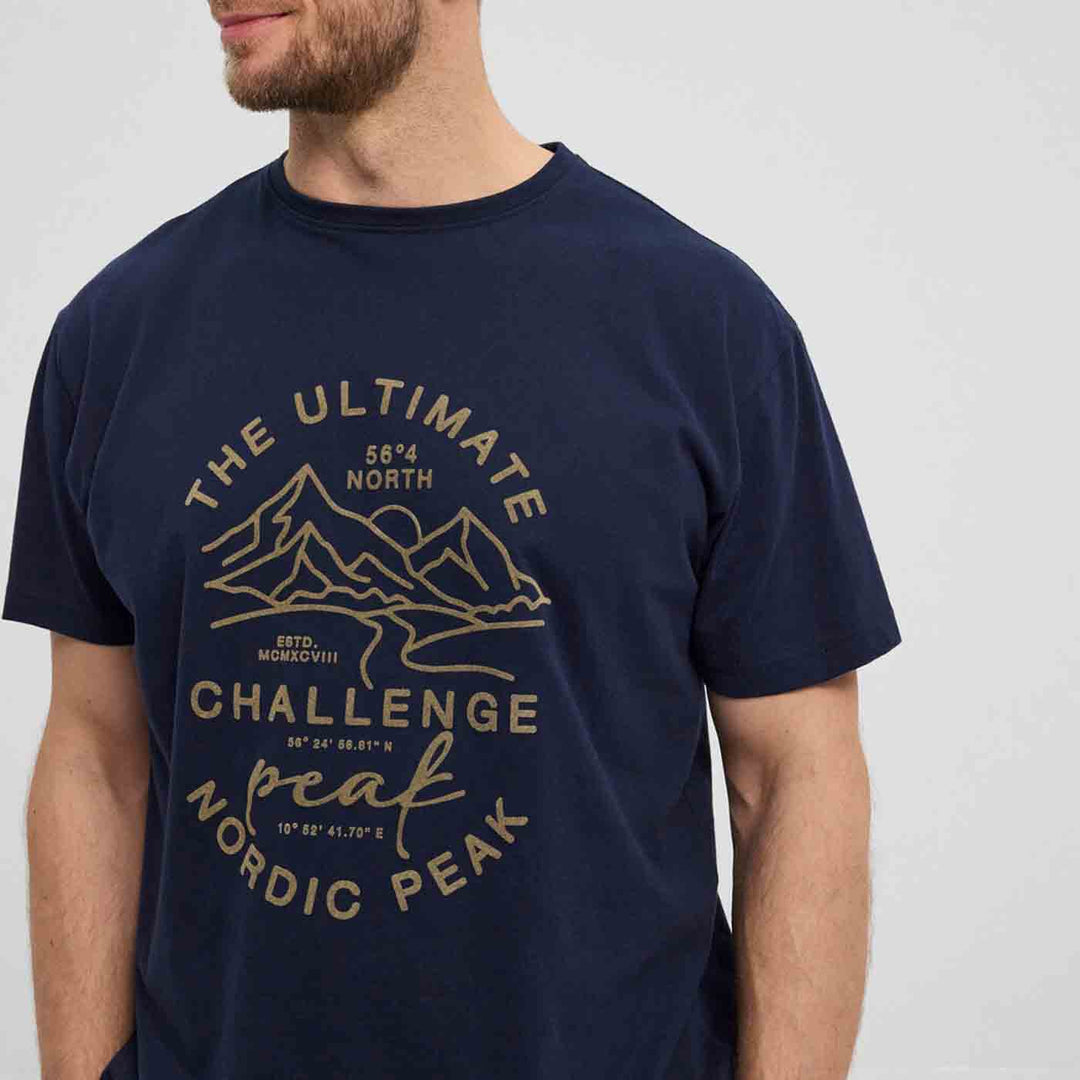 T-Shirt kurzarm mit Druck in Übergröße von ALLSIZE