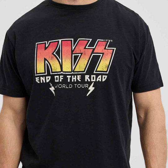 Allsize Kiss T-Shirt Übergröße – Rockiges Printshirt