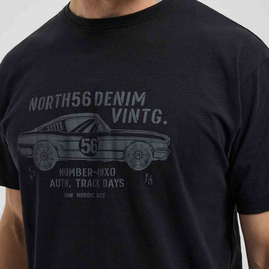 T-Shirt kurzarm mit Druck in Übergröße von ALLSIZE