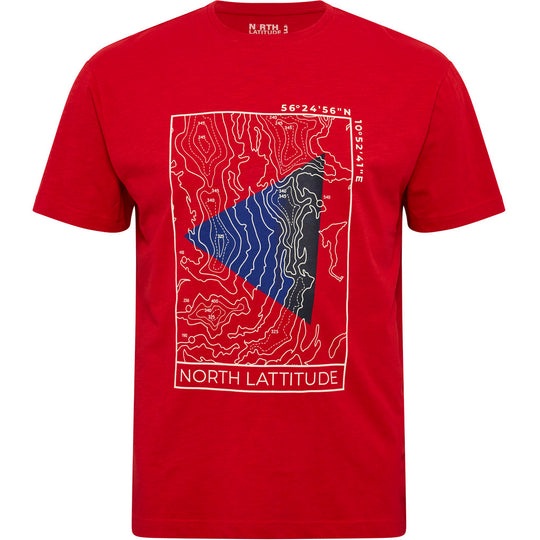 T-Shirt kurzarm mit Druck in Übergröße von ALLSIZE