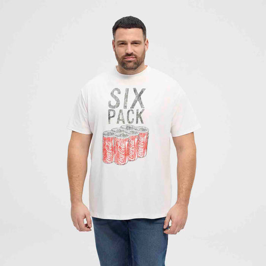 Allsize Coca-Cola T-Shirt Übergröße – Fun Print Shirt
