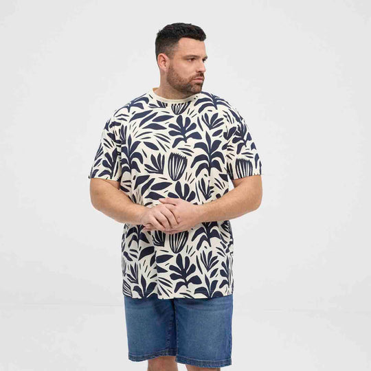 Allsize T-Shirt Übergröße Herren mit Druck – Bequeme Passform