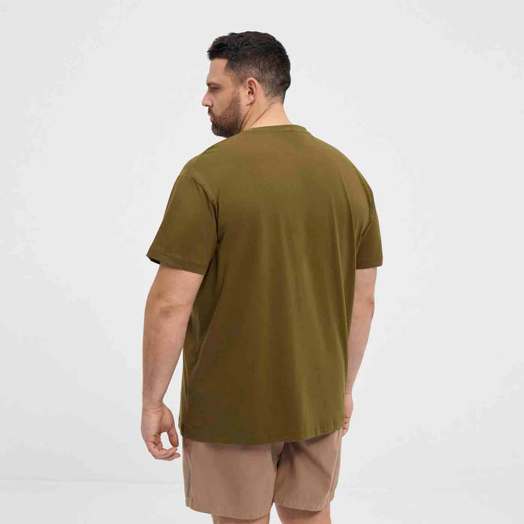 T-Shirt kurzarm mit Druck in Übergröße von ALLSIZE