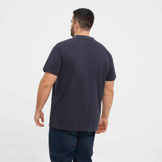 Allsize T-Shirt Übergröße Herren mit Mountain Druck