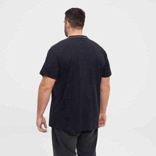 Allsize T-Shirt Übergröße Herren mit Mountain Druck