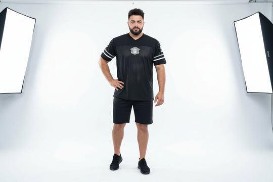 T-shirt à manches courtes imprimé grandes tailles de ALLSIZE