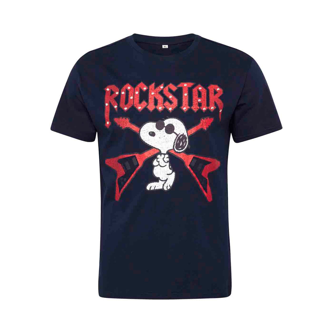 Snopy Rockstar T-Shirt in Übergröße Original Lizenz