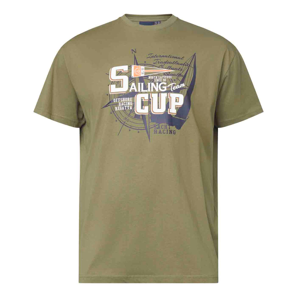 T-Shirt mit Druck Saling Cup in Übergröße von Allsize