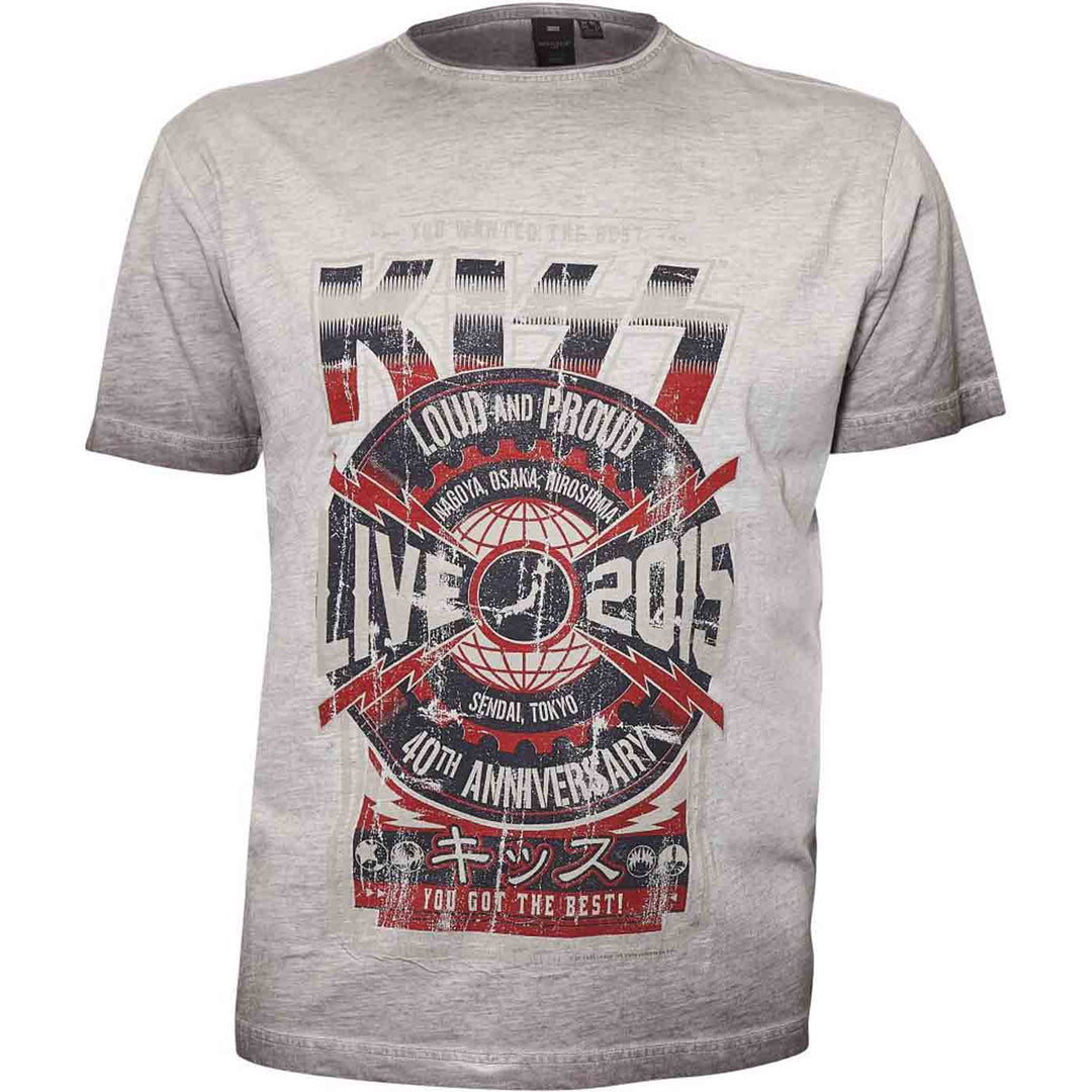 Allsize t shirt kiss mit Druck Übergröße Herrenmode