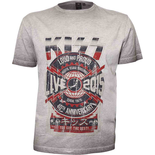 Allsize t shirt kiss mit Druck Übergröße Herrenmode