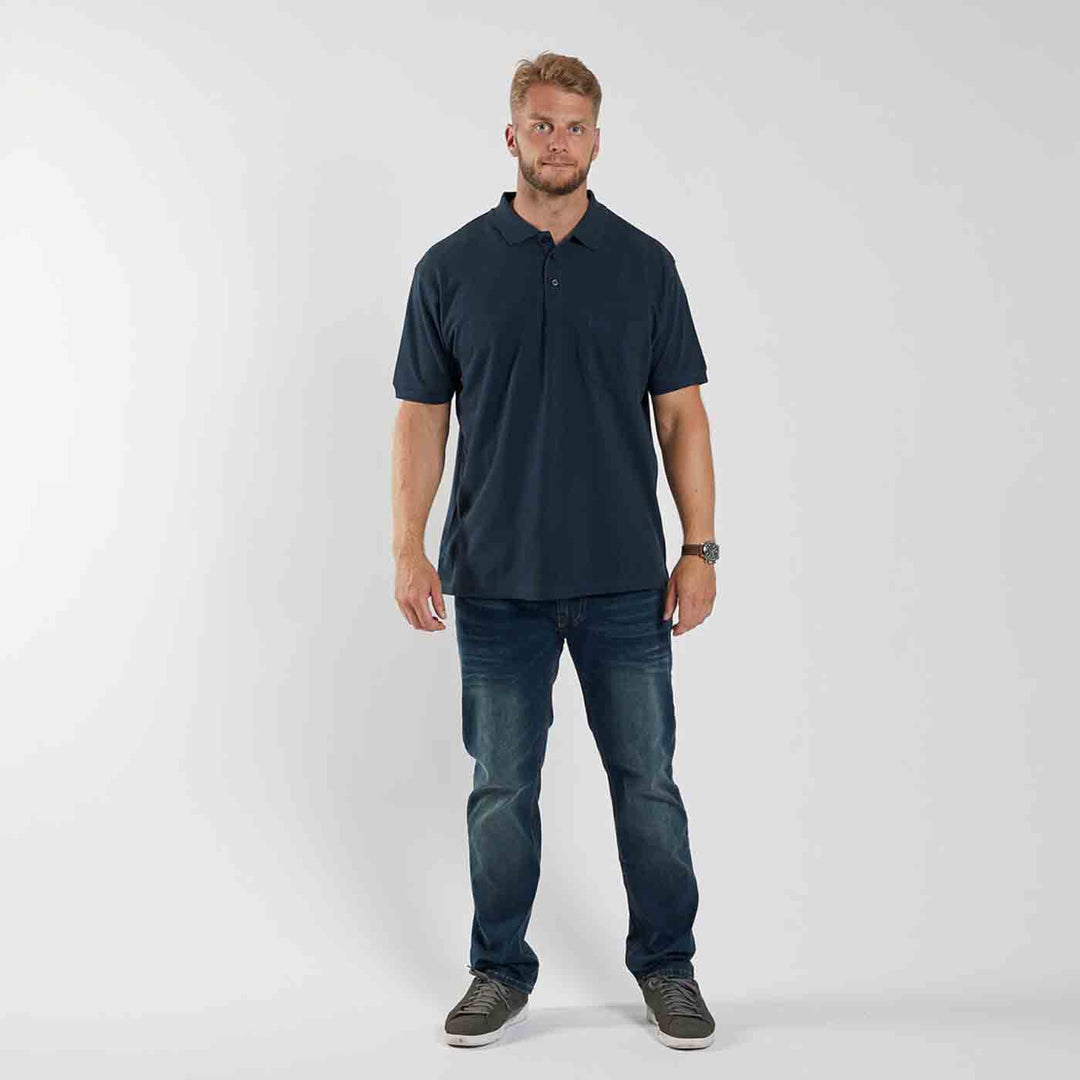 Polo-Shirt North kurzarm in Übergröße von ALLSIZE