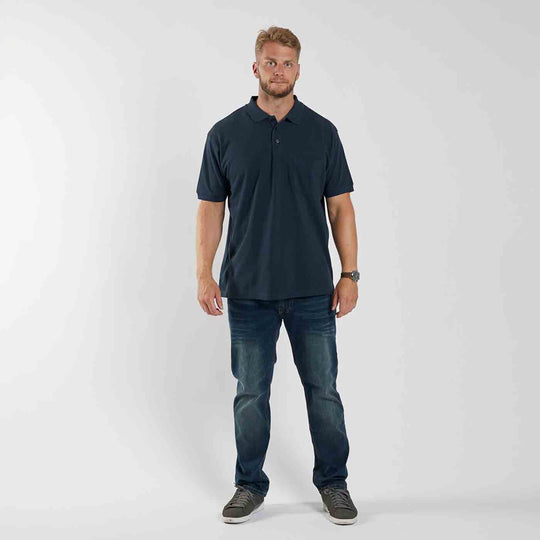 Polo-Shirt North kurzarm in Übergröße von ALLSIZE