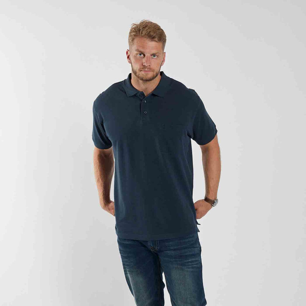 Polo-Shirt North kurzarm in Übergröße von ALLSIZE