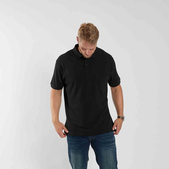Polo-Shirt North kurzarm in Übergröße von ALLSIZE