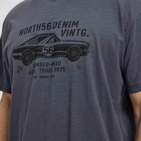 T-Shirt kurzarm mit Druck in Übergröße von ALLSIZE
