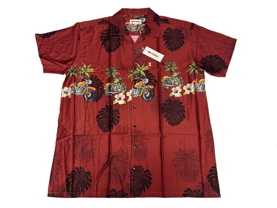 Bedrucktes Hawai Hemd kurzarm in Übergröße von Kamro