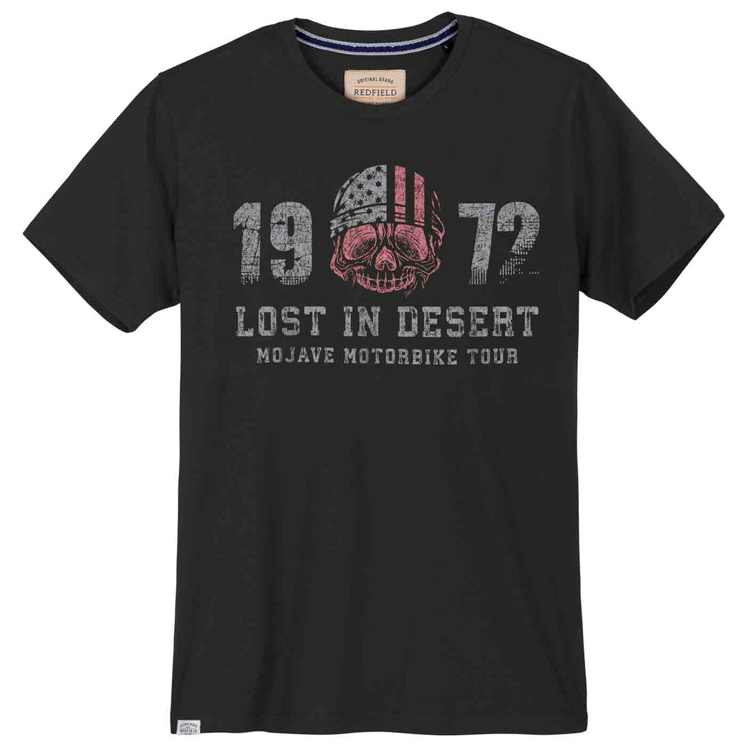 T-Shirt mit Druck kurzarm in Übergröße von Redfield