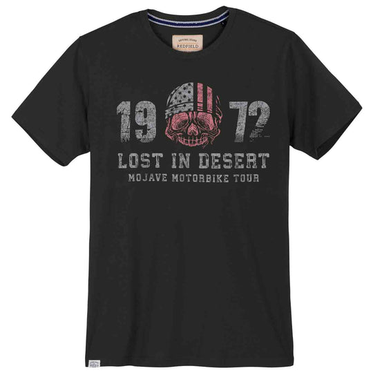 T-Shirt mit Druck kurzarm in Übergröße von Redfield