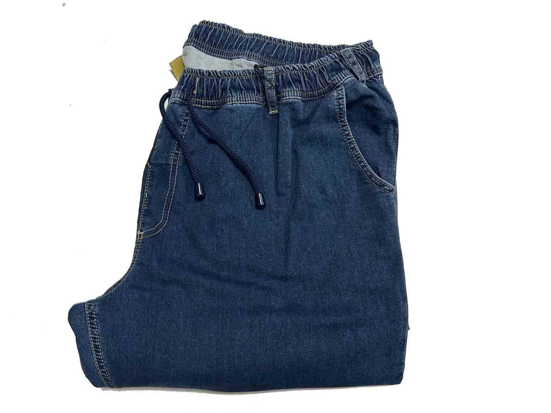 Jeans-Jogging Hose, Freizeithose, Schlupf-Hose in Übergröße