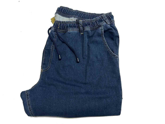 Jeans-Jogging Hose, Freizeithose, Schlupf-Hose in Übergröße