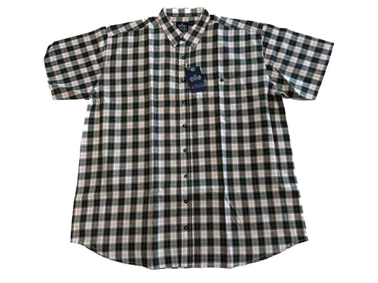 Karo Hemd kurzarm in Übergröße