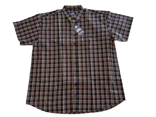 Karo Hemd kurzarm in Übergröße