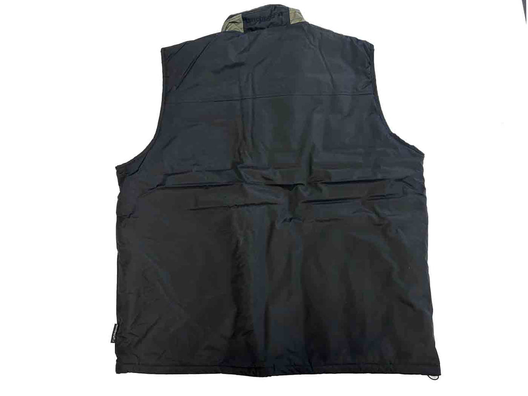 Winterweste Schwarz mit Futter in Übergröße von Terrax