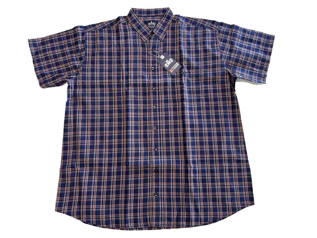 Karo Hemd kurzarm in Übergröße