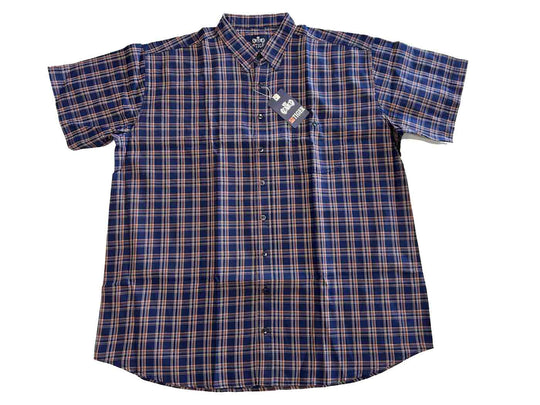 Karo Hemd kurzarm in Übergröße