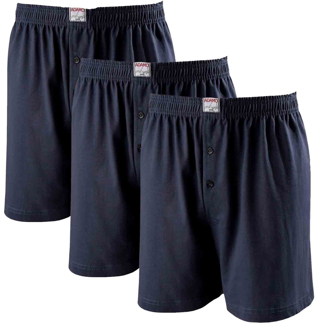 3er Pack Shorts in Übergröße von Adamo