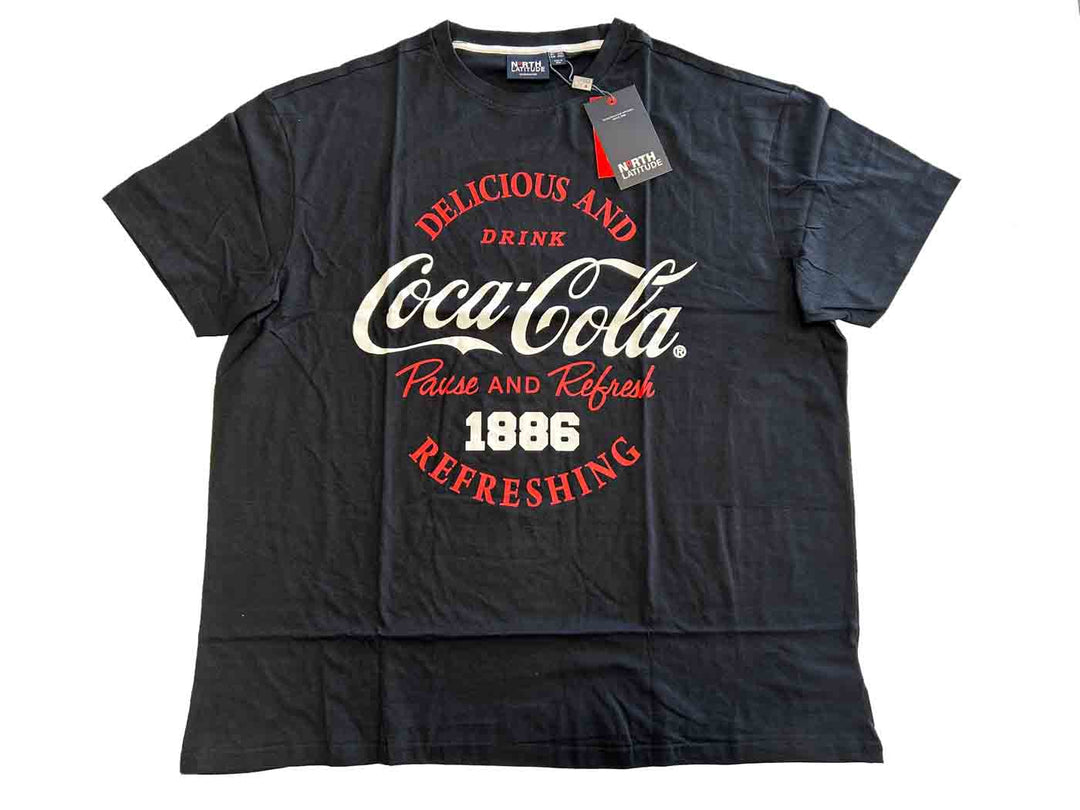 Allsize Coca-Cola T-Shirt Übergröße – Fun Print Shirt