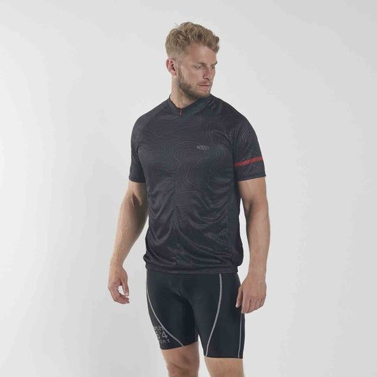Allsize Fahrradtrikot Funktions T-Shirt in Übergröße