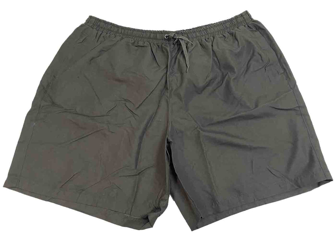 Schwarze Badeshorts für Herren von BigTiger mit elastischem Bund und Kordelzug