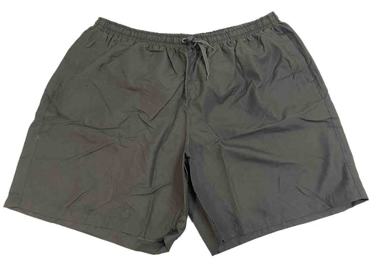 Schwarze Badeshorts für Herren von BigTiger mit elastischem Bund und Kordelzug