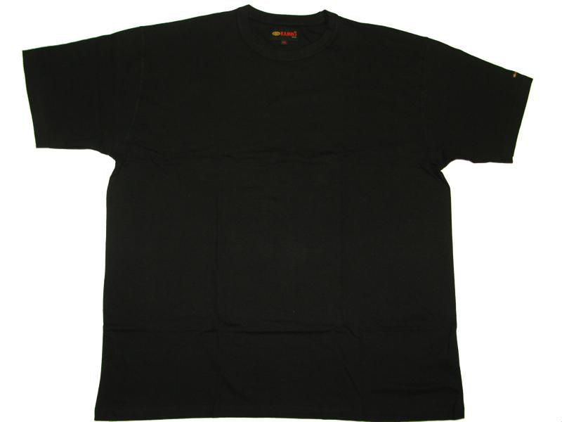 BigTiger Basic T Shirt in Schwarz, klassisches und bequemes kurzärmliges Herren T-Shirt