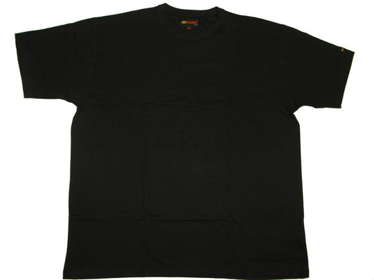 BigTiger Basic T Shirt in Schwarz, klassisches und bequemes kurzärmliges Herren T-Shirt