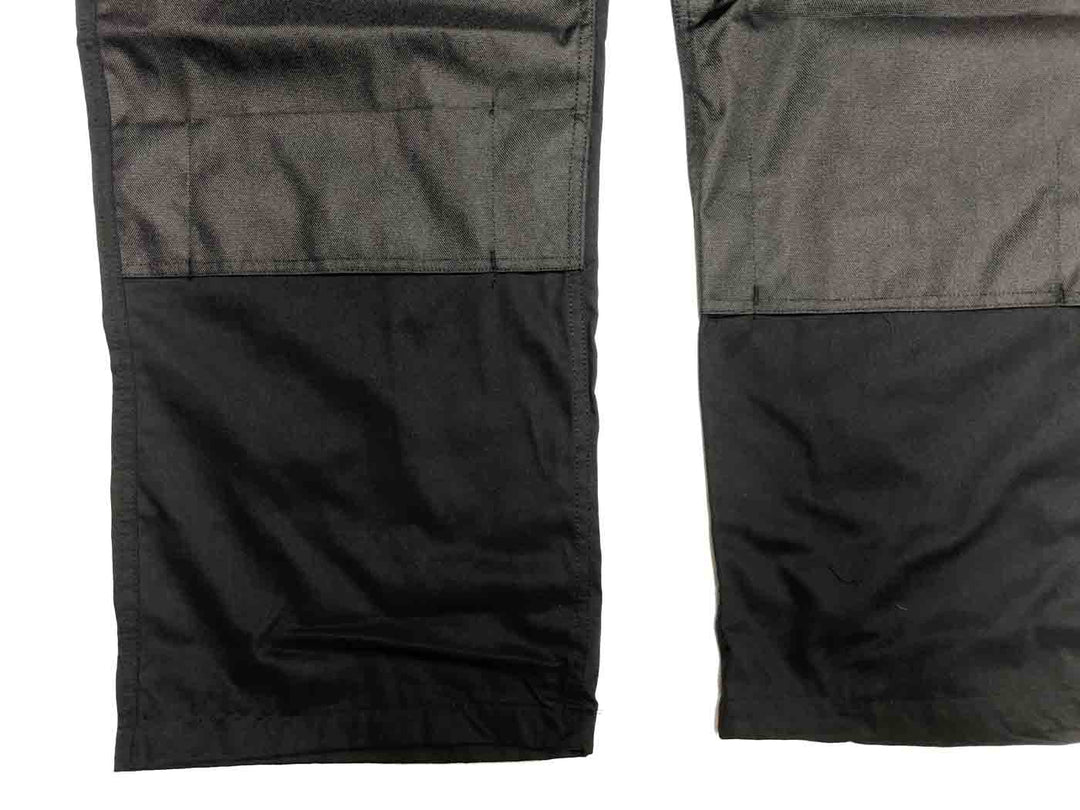 Schwarze und graue Arbeitshose Berufshose in Übergröße von BigTiger aus robustem Material