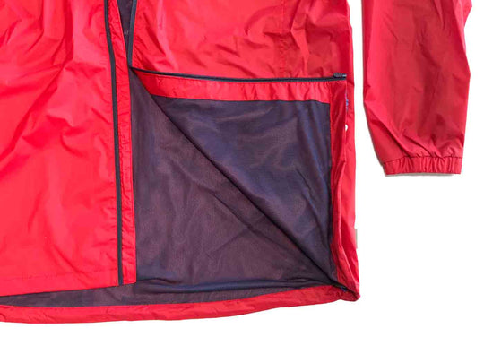 BlueWave rote regenjacke herren mit atmungsaktivem Innenfutter und verschweißten Nähten