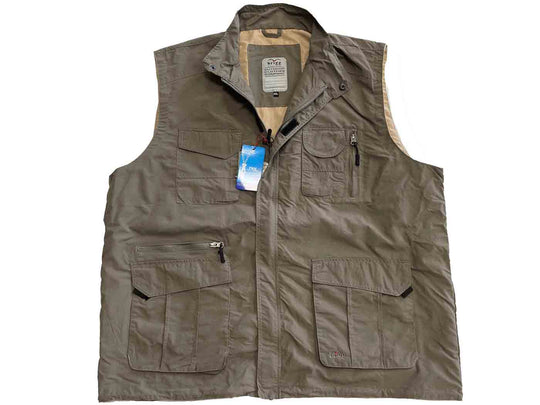 Oversized functional vest with many pockets from Brigg