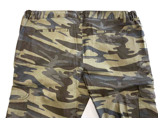 BigTiger Cargo-Jeanshose Herren Übergröße im Camouflage Design mit praktischen Seitentaschen