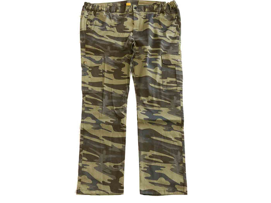 BigTiger Cargo-Jeanshose Herren Übergröße im Camouflage-Design mit seitlichen Taschen