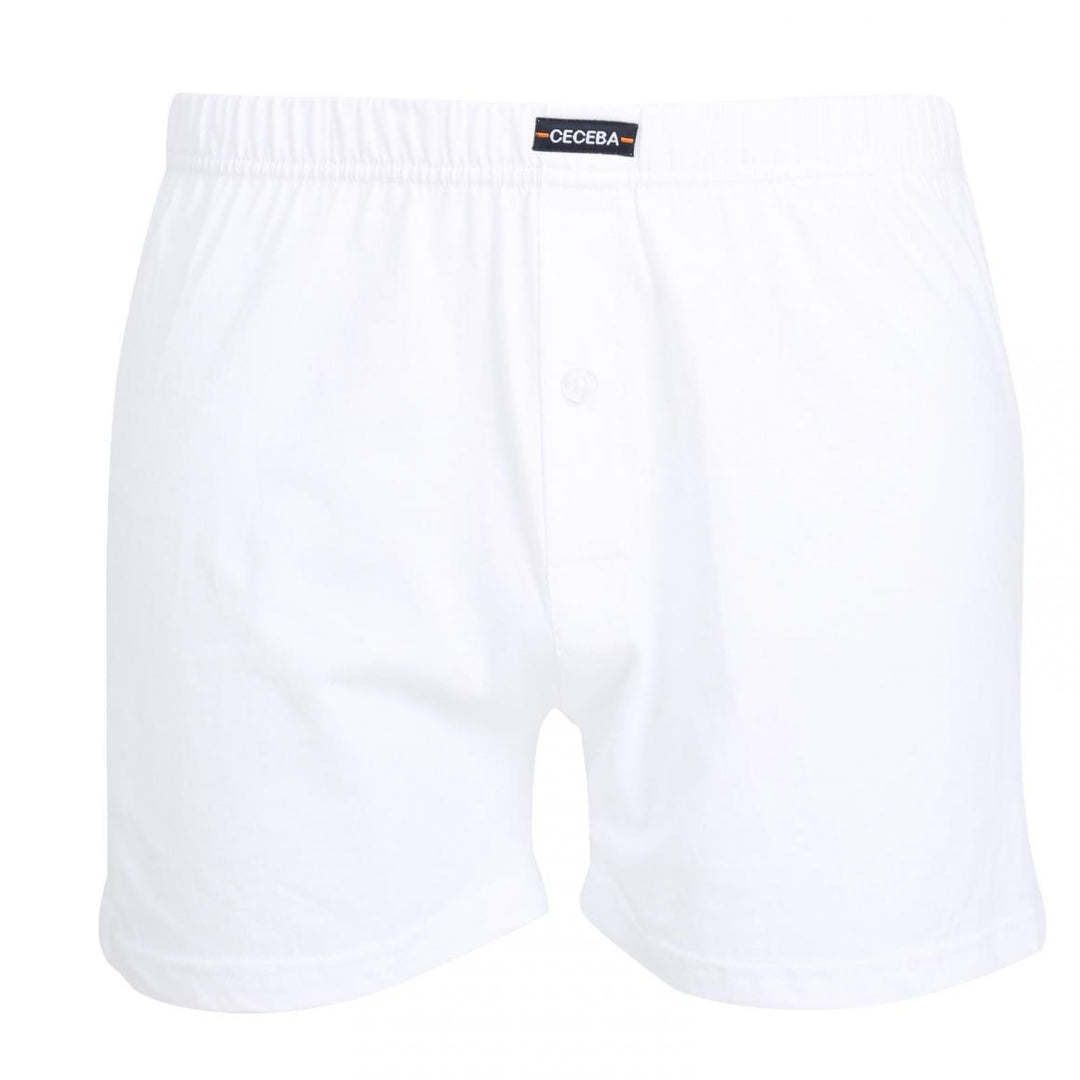 Weiße Ceceba Boxershorts aus Baumwolle mit elastischem Bund und komfortablem Schnitt