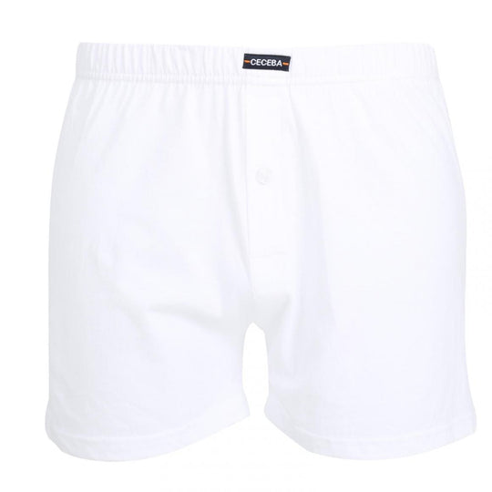 Weiße Ceceba Boxershorts aus Baumwolle mit elastischem Bund und komfortablem Schnitt
