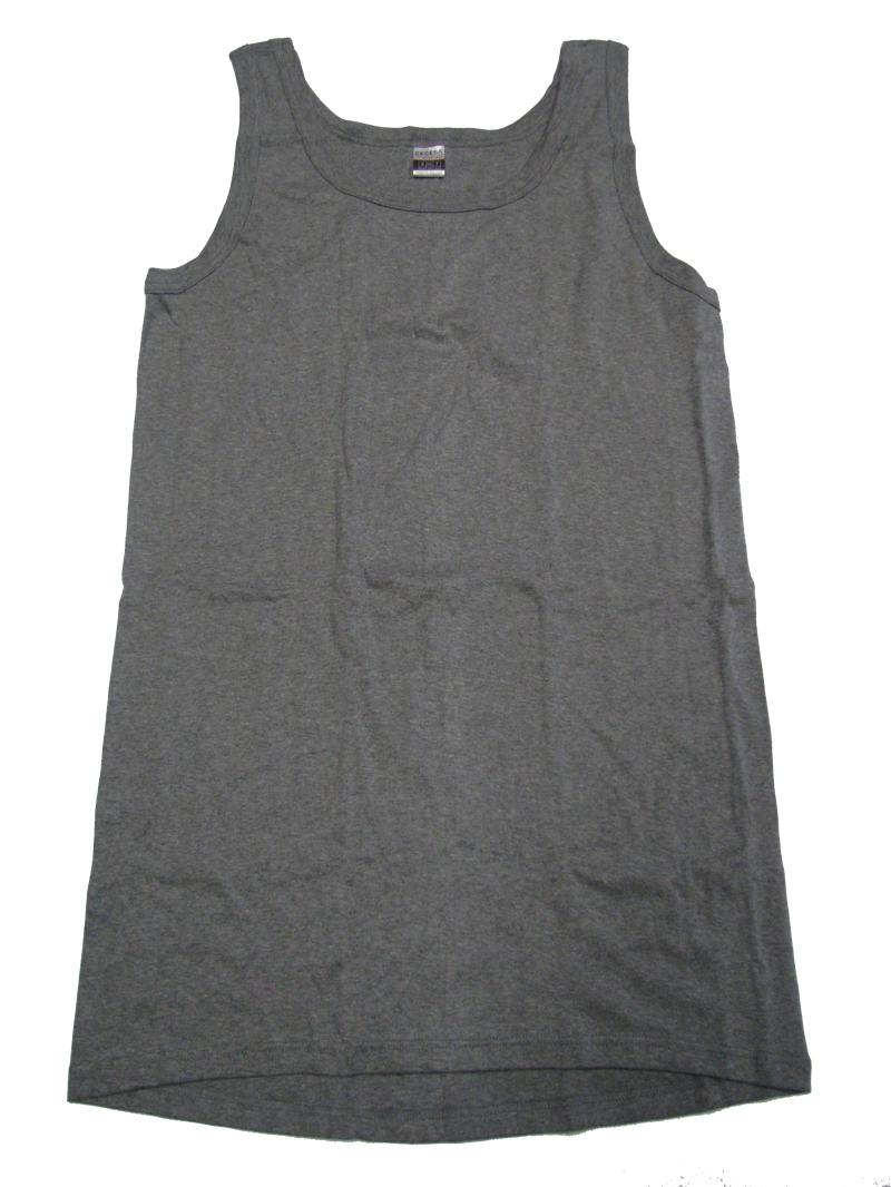 Graues ärmelloses Sportjacke Top von Ceceba aus weichem Baumwollstoff