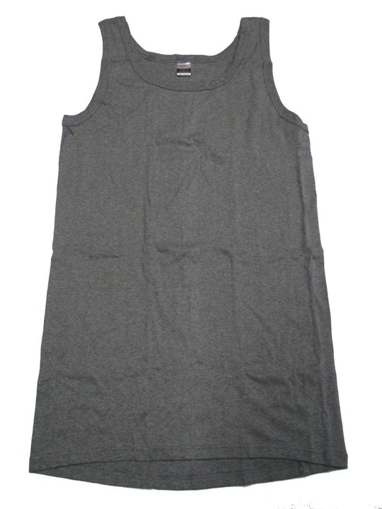 Graues ärmelloses Sportjacke Top von Ceceba aus weichem Baumwollstoff