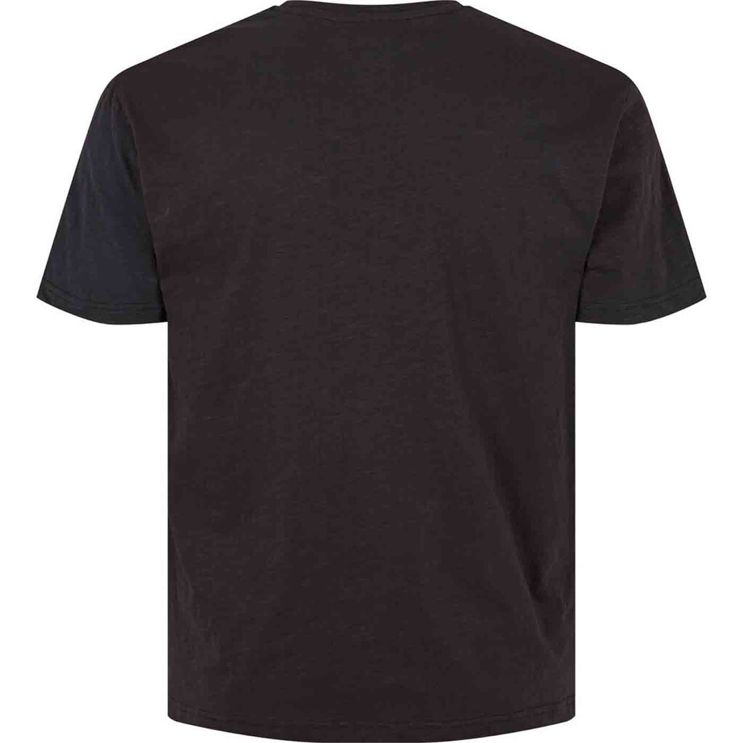 Allsize schwarzes druck t shirt aus Baumwolle in Unisex-Form mit Kurzarm Rückansicht