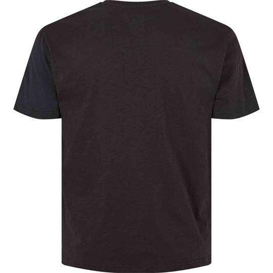 Allsize schwarzes druck t shirt aus Baumwolle in Unisex-Form mit Kurzarm Rückansicht