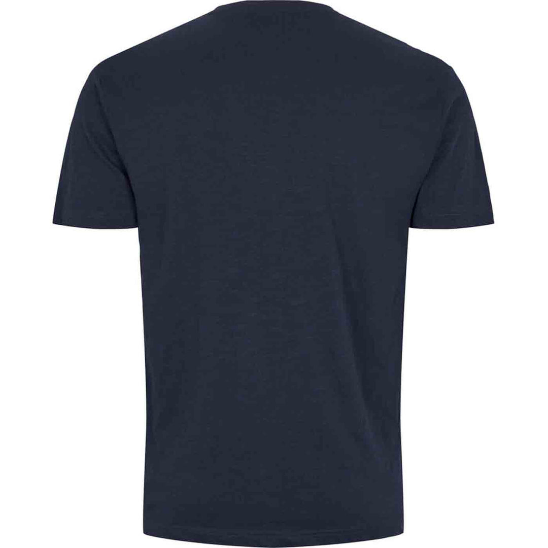 Allsize Elvis T-Shirt Übergröße in Schwarz Rückansicht mit rundem Halsausschnitt und kurzem Arm