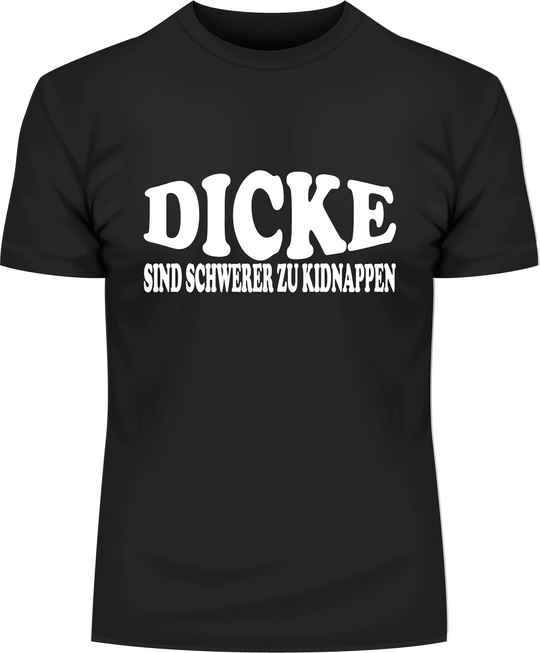 T-Shirt mit Druck Fun in Übergröße von BigTiger